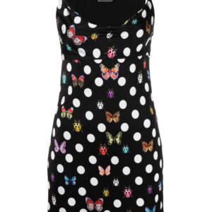 Versace x Dua Lipa Butterflies Medusa minidress