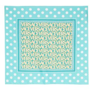 Versace  Versace Allover-print silk scarf