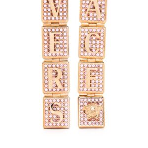 Versace Versace Tiles crystal-embellished earrings