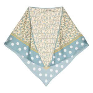 Versace  logo polka-dot print scarf