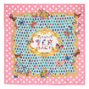 Versace  Butterflies-print silk scarf