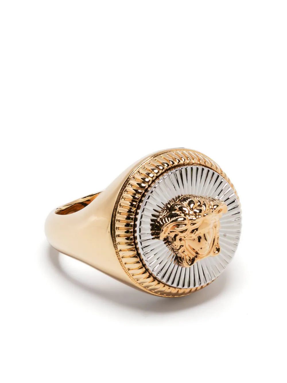 Versace Medusa Head signet ring