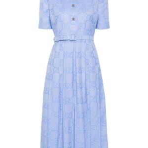 Gucci GG-jacquard midi dress
