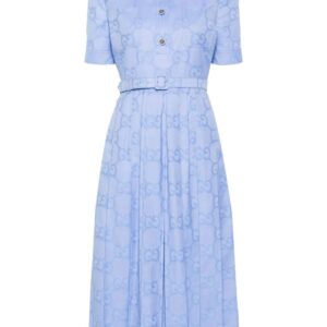 Gucci  GG-jacquard midi dress