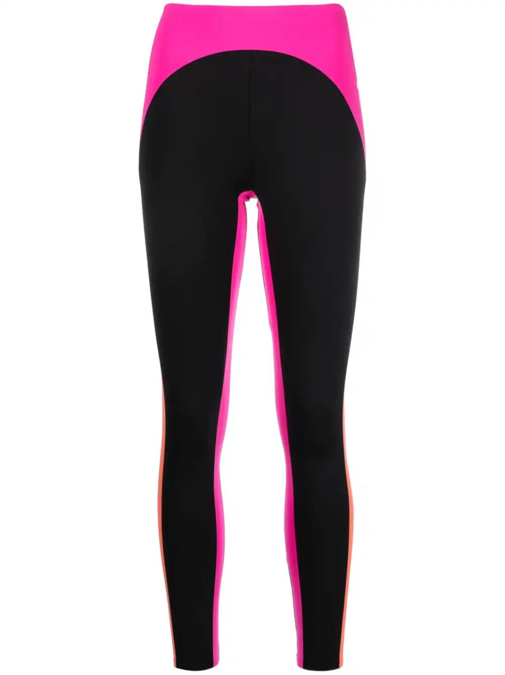 Off-White stretch-design mid-rise leggings