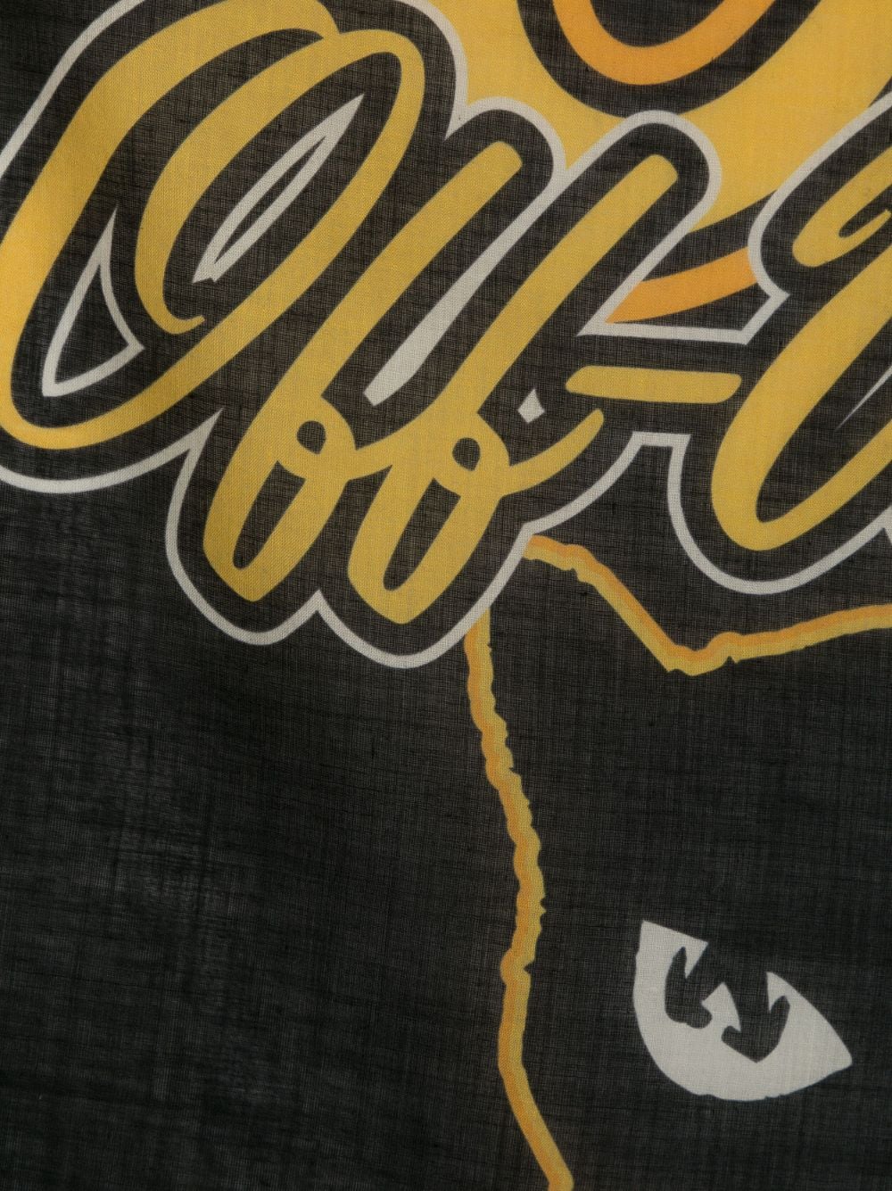 Off-White logo-print square-shape scarf - Image 2