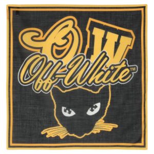 Off-White  logo-print square-shape scarf