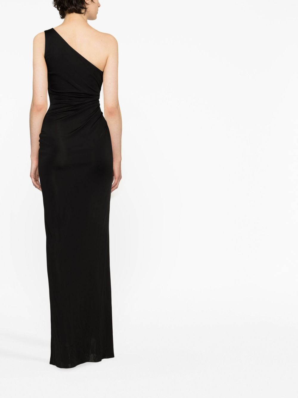 Saint Laurent one-shoulder ruched dress - Image 4