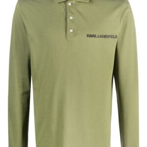 Karl Lagerfeld  logo-print polo shirt