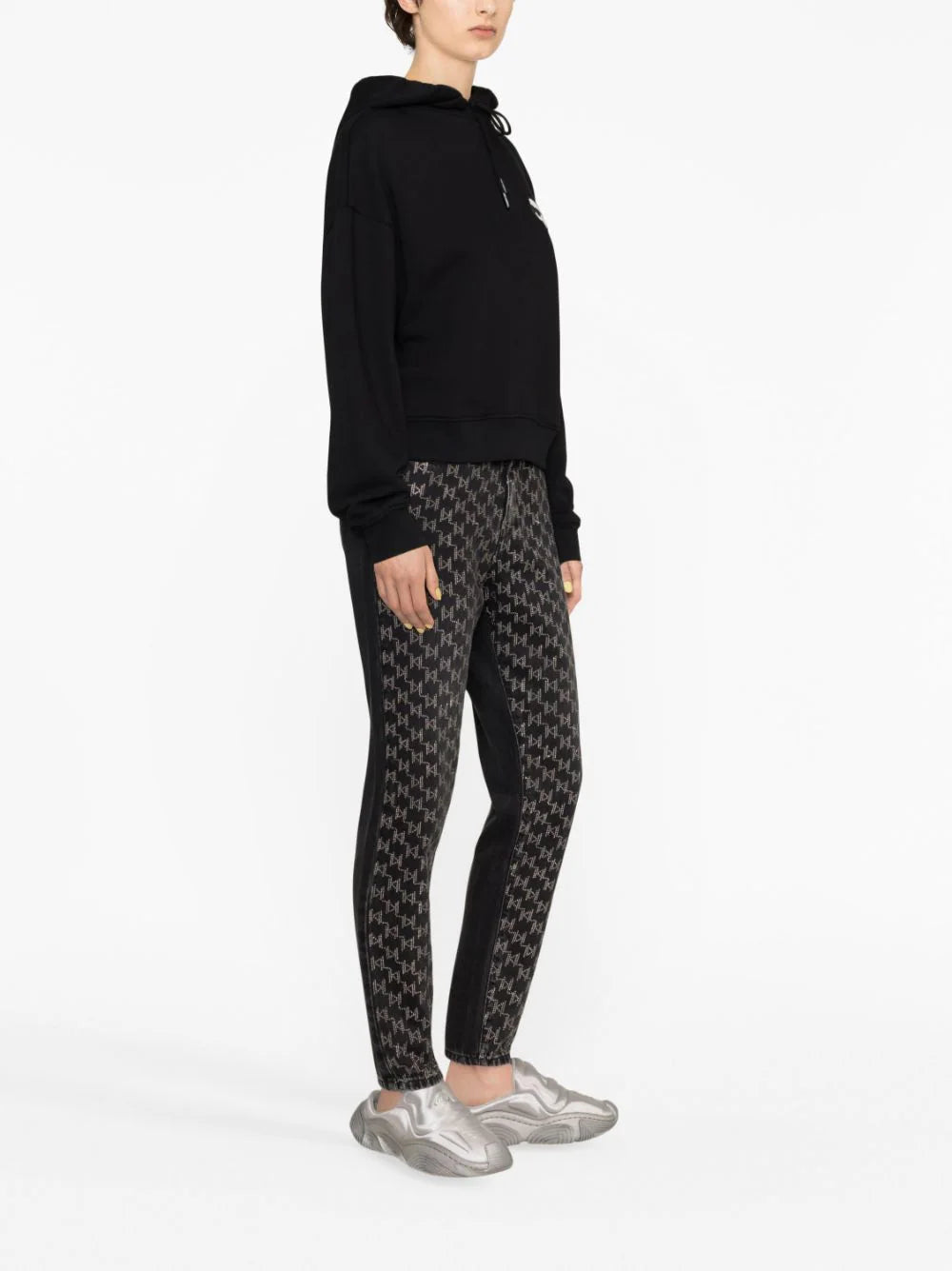 Karl Lagerfeld Ikonik 2.0 organic-cotton hoodie - Image 3