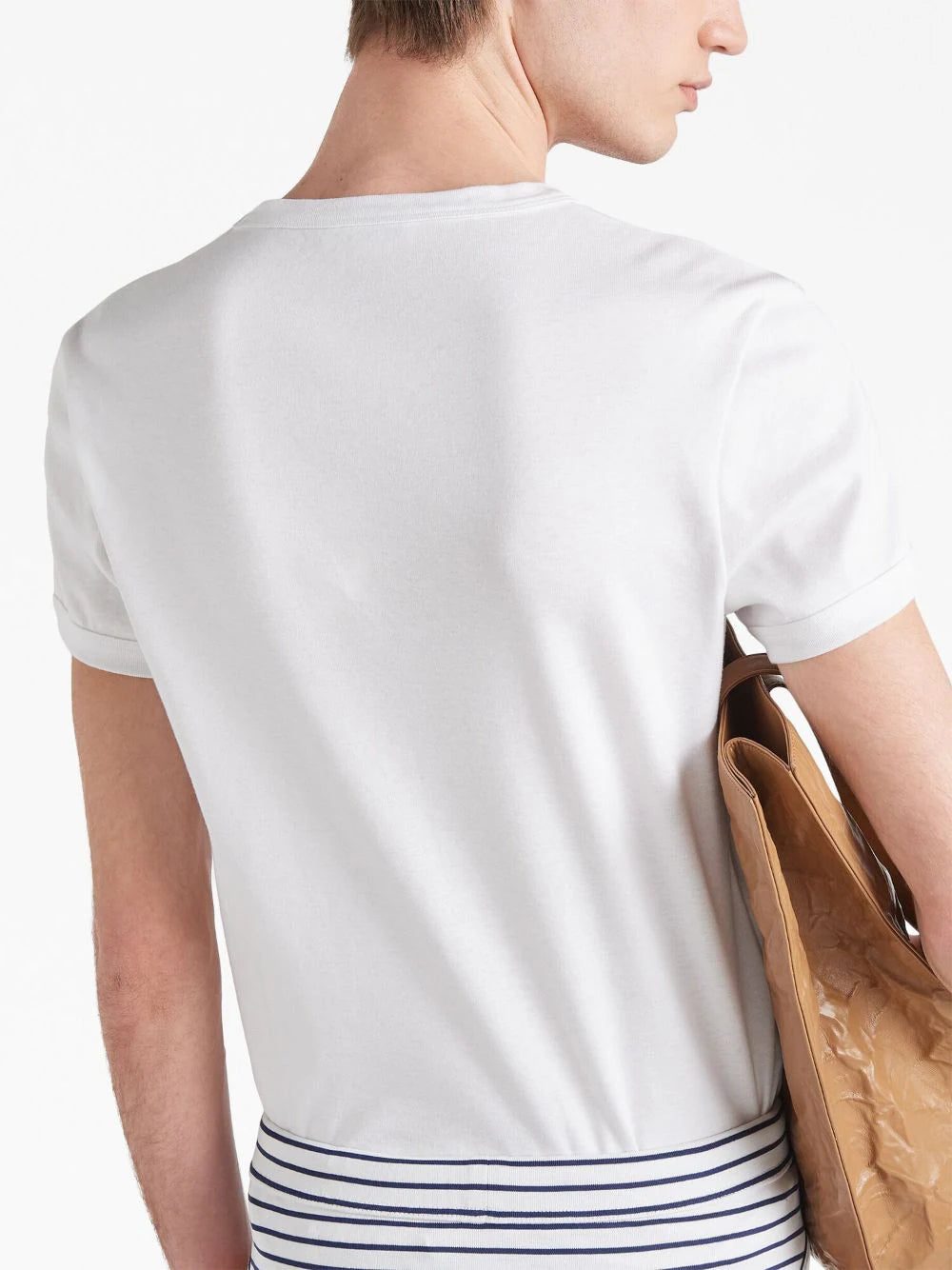 Prada triangle-logo cotton T-shirt - Image 4