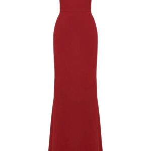 Alexander McQueen  peaked-bust strapless maxi dress
