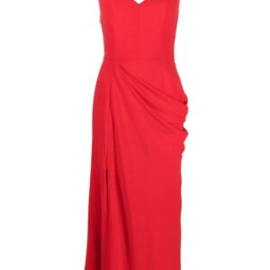Alexander McQueen  draped mid-length dress