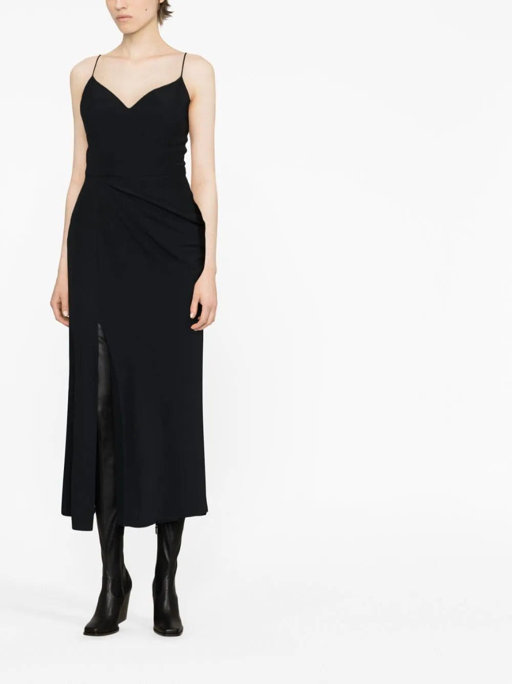 Alexander McQueen draped mid-length dress - Image 2