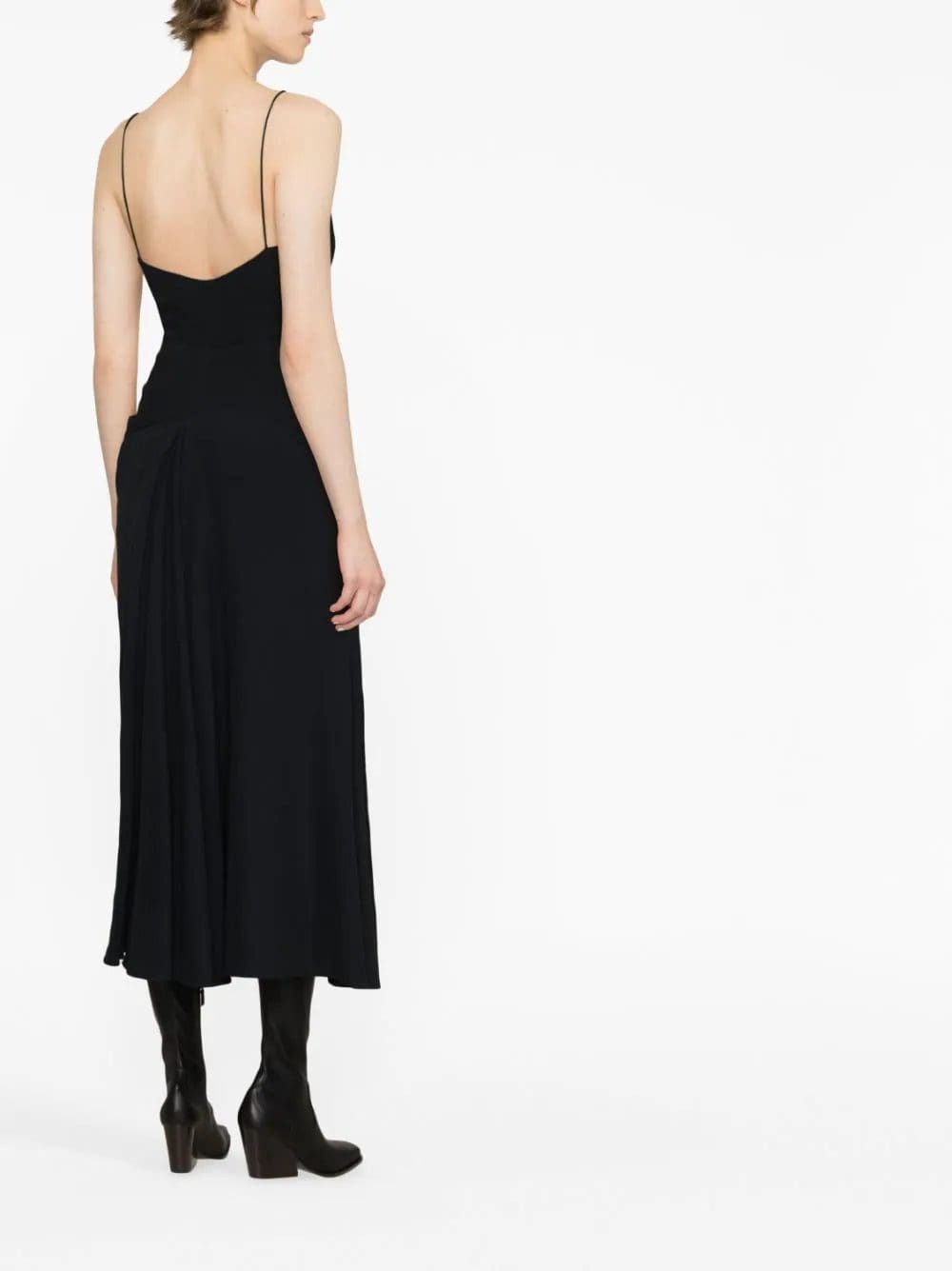 Alexander McQueen draped mid-length dress - Image 3