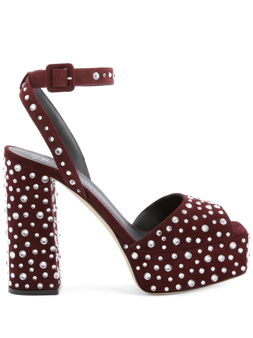 Giuseppe Zanotti 120mm crystal-embellished leather sandals