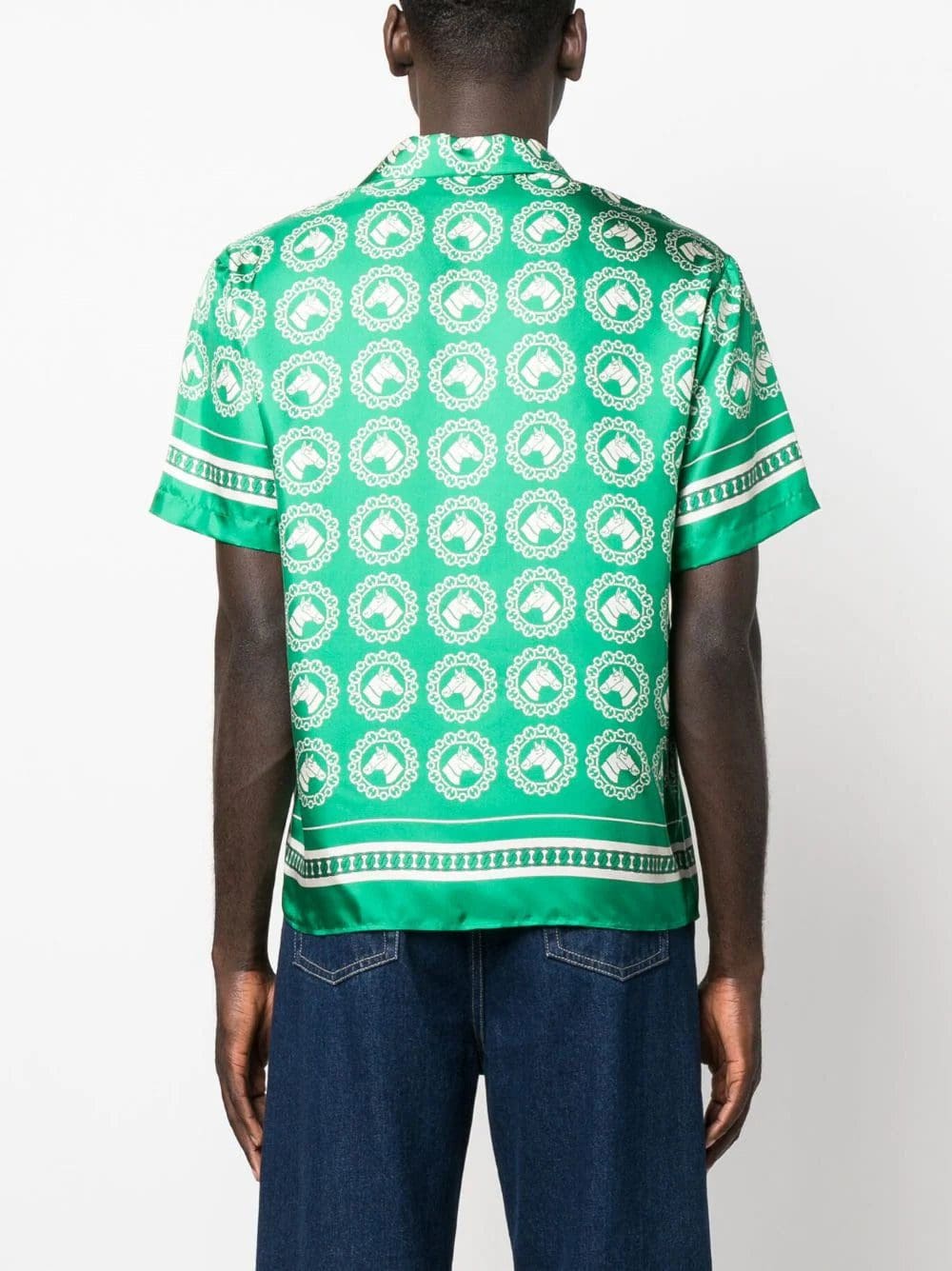Gucci graphic-print silk shirt - Image 4