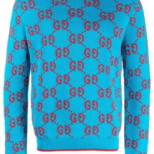 Gucci GG intarsia-knit cotton jumper