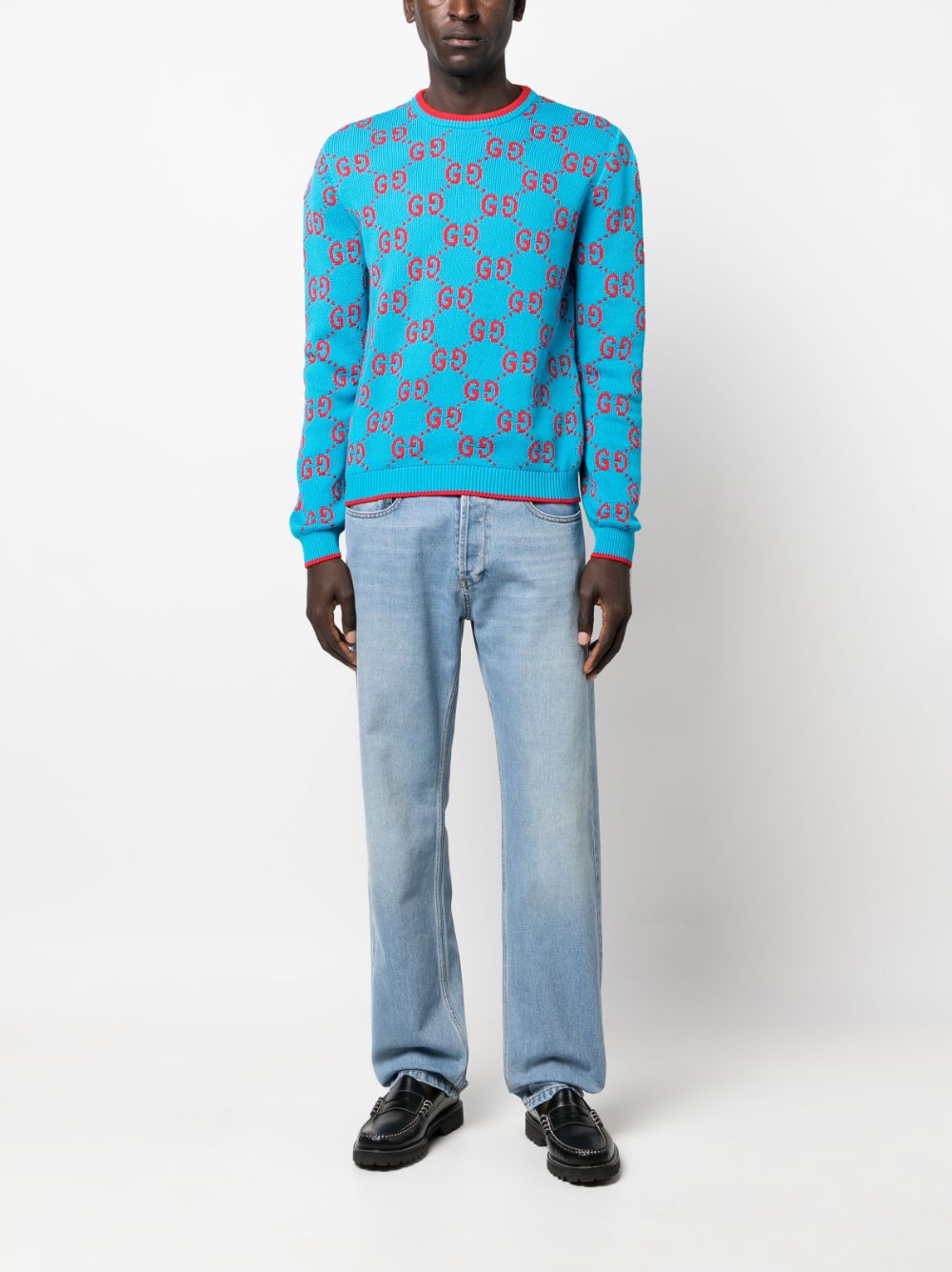 Gucci GG intarsia-knit cotton jumper - Image 2