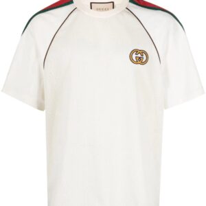 Gucci GG-logo print mesh T-shirt