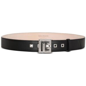 Louis Vuitton logo-buckle leather belt