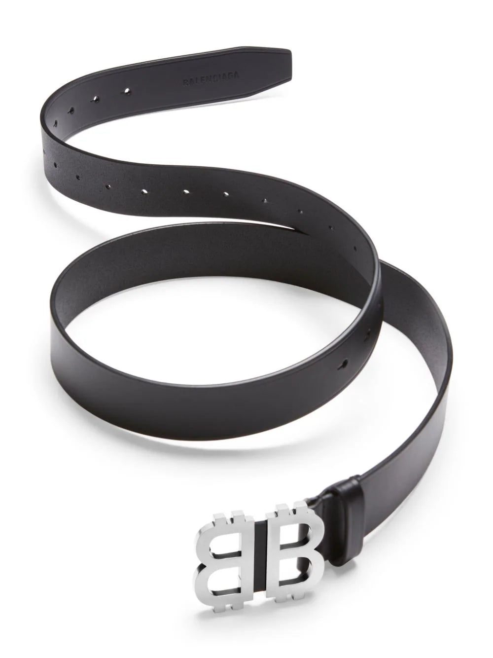 Balenciaga Crypto BB leather belt