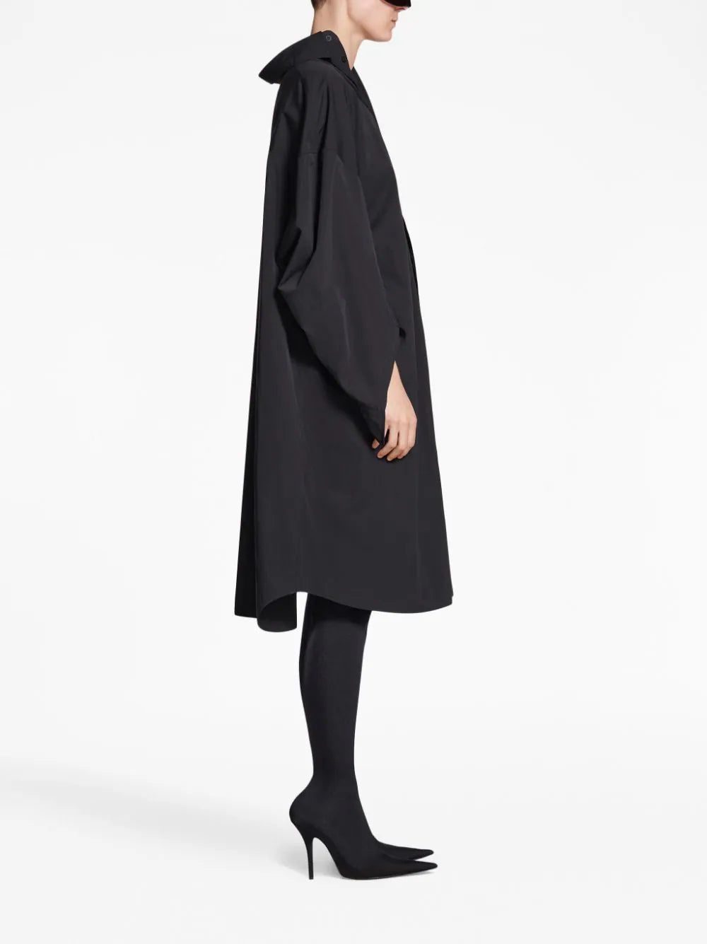Balenciaga long-sleeved shirt dress - Image 3