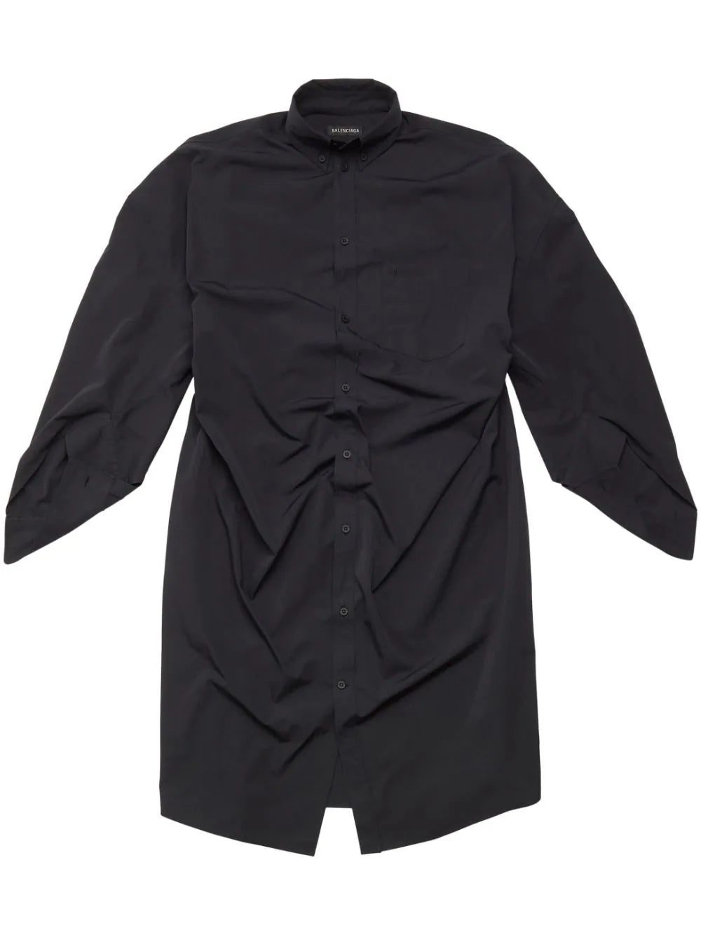 Balenciaga long-sleeved shirt dress