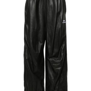 Balenciaga  3B Sports Icon leather track trousers