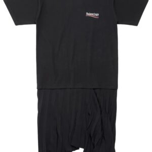 Balenciaga  Political Campaign pleated T-Shirt dress