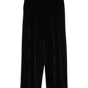 Balenciaga  velvet-effect straight-leg trousers