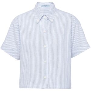 Prada striped Oxford shirt
