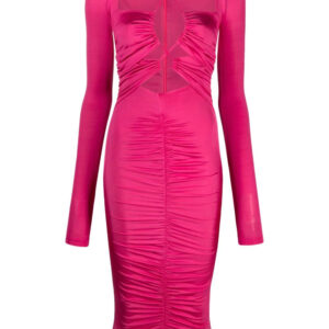 Versace Jeans Couture  cut-out lace-up midi dress