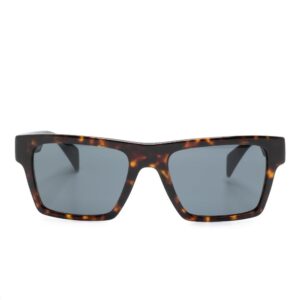 Versace Eyewear tortoiseshell-effect square frame sunglasses