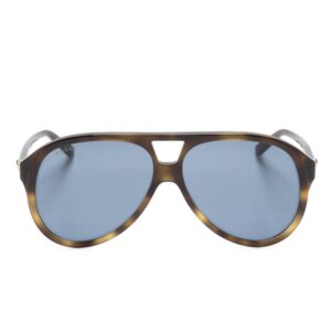 Gucci Eyewear tortoiseshell pilot-frame sunglasses