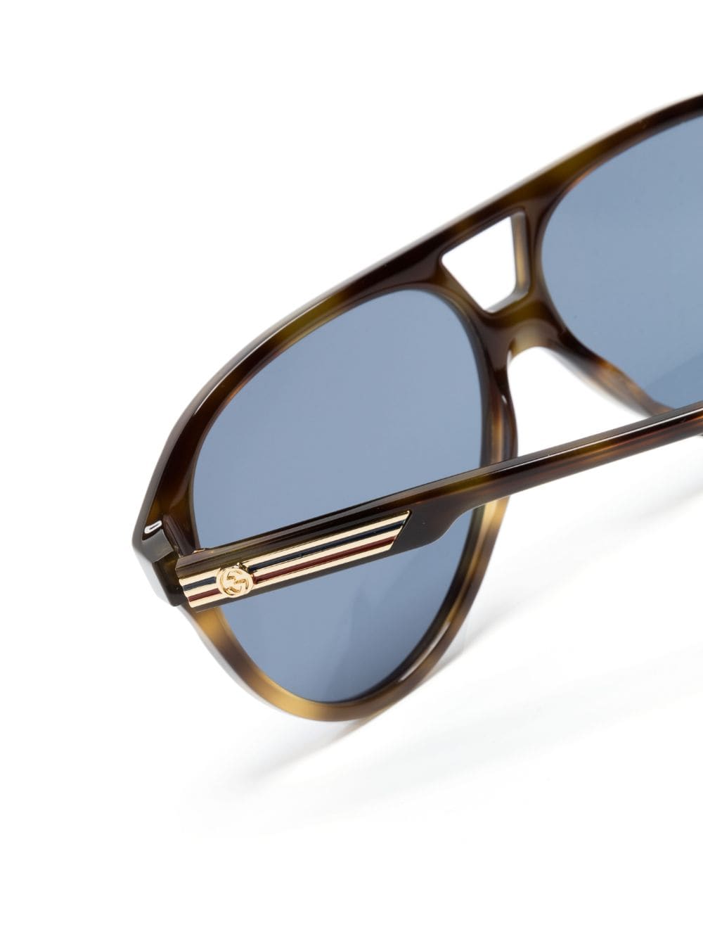Gucci Eyewear tortoiseshell pilot-frame sunglasses - Image 3