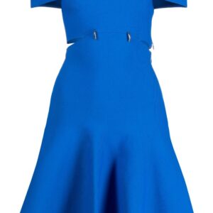 Alexander McQueen  off-shoulder cutout jersey minidress