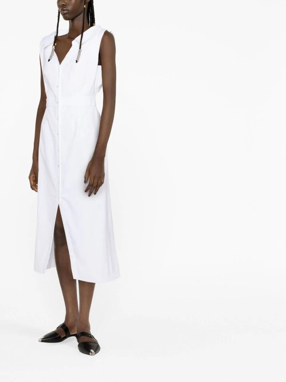 Alexander McQueen V-neck sleeveless dress - Image 4