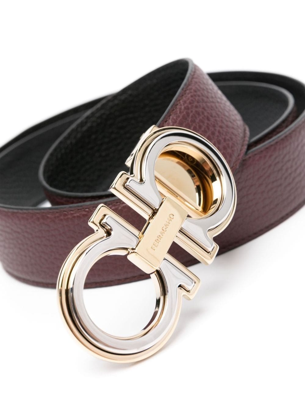 Ferragamo Gancini-buckle leather belt - Image 2