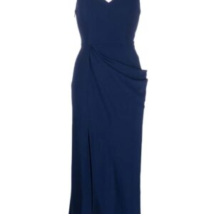 Alexander McQueen  spaghetti-strap draped dress