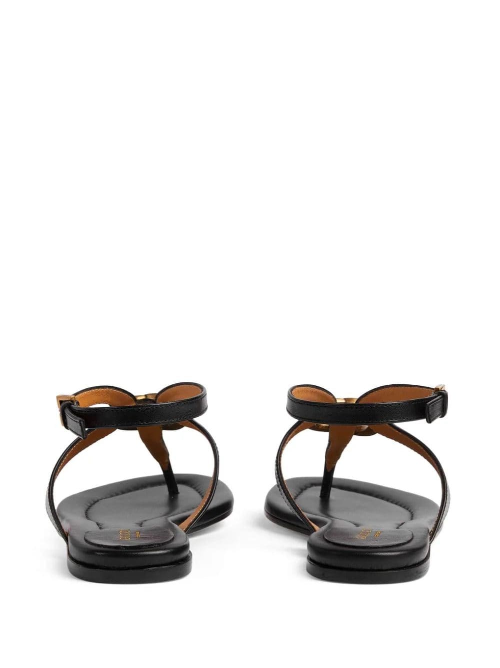 Gucci Double G leather thong sandals - Image 3