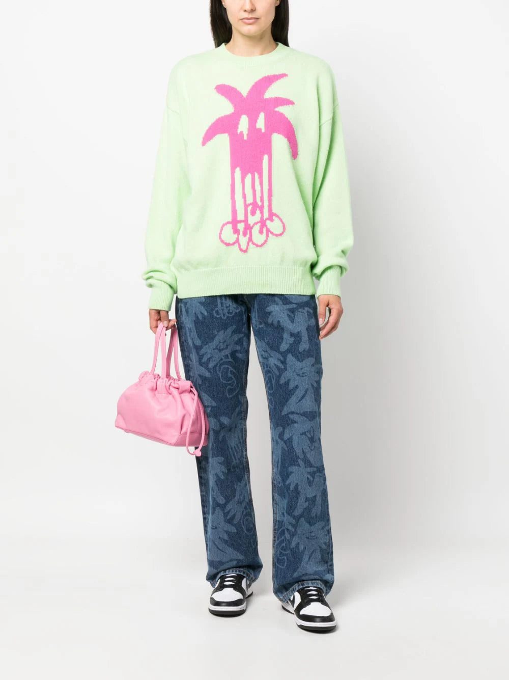 Palm Angels Palmity palm tree-print jeans - Image 2