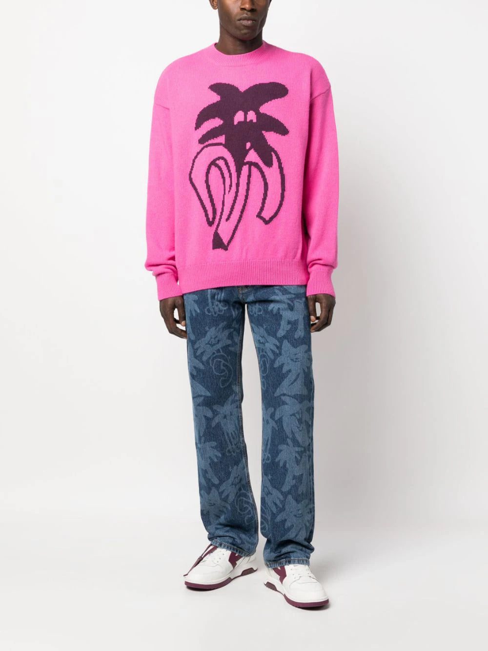 Palm Angels Palmity palm tree-print jeans - Image 3