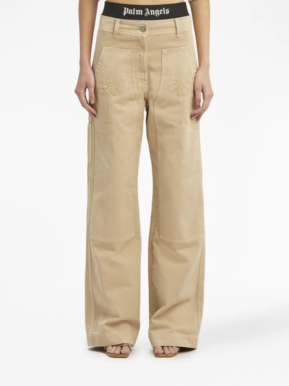 Palm Angels mid-rise straight-leg trousers - Image 3