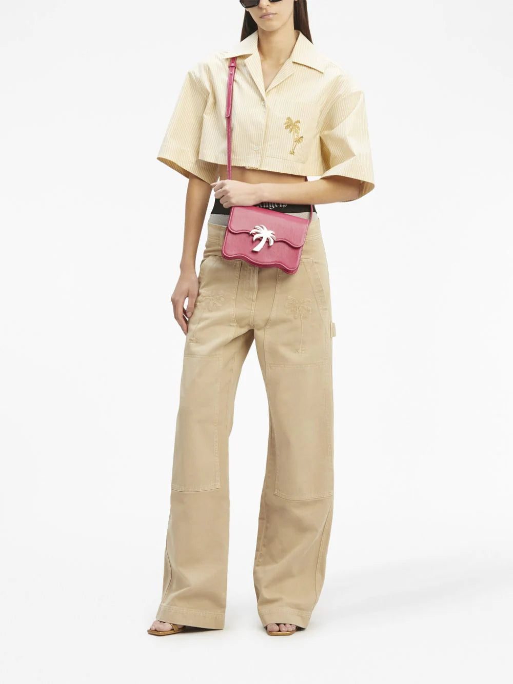 Palm Angels mid-rise straight-leg trousers - Image 2