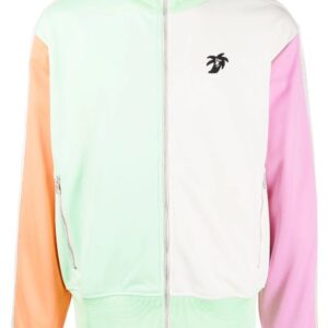 Palm Angels  colourblock logo-print track jacket