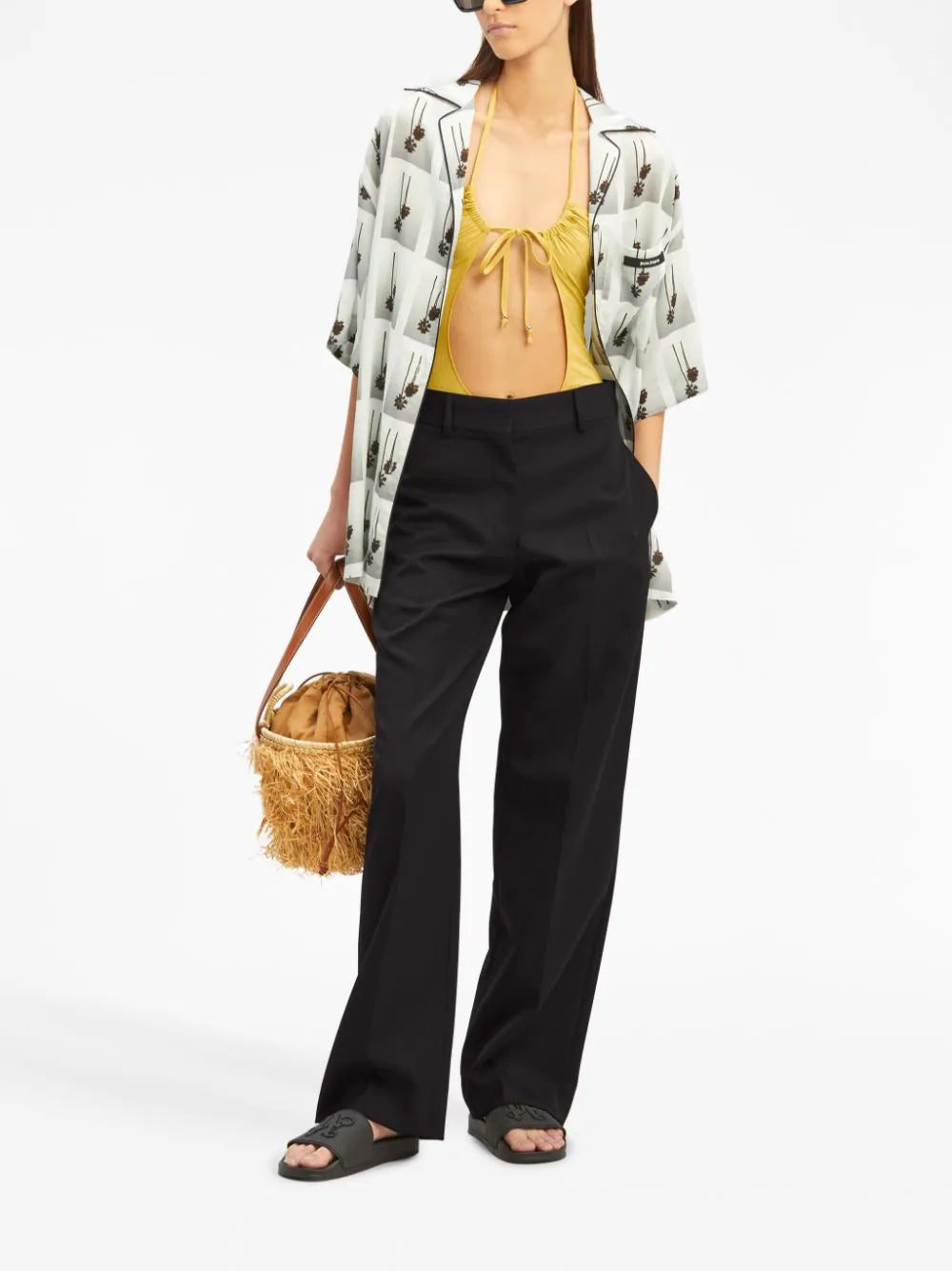 Palm Angels high-rise straight-leg trousers - Image 2