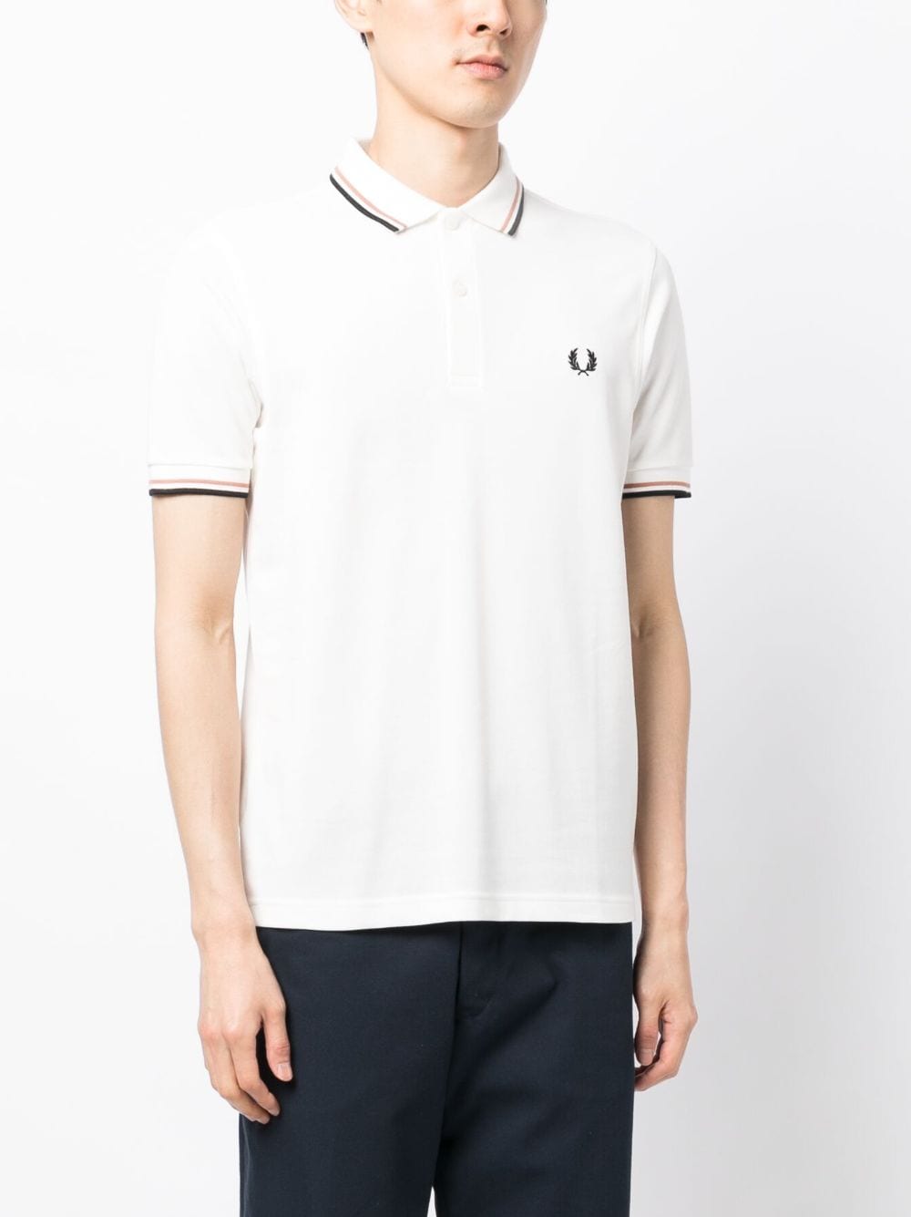 Fred Perry embroidered-logo polo shirt - Image 3
