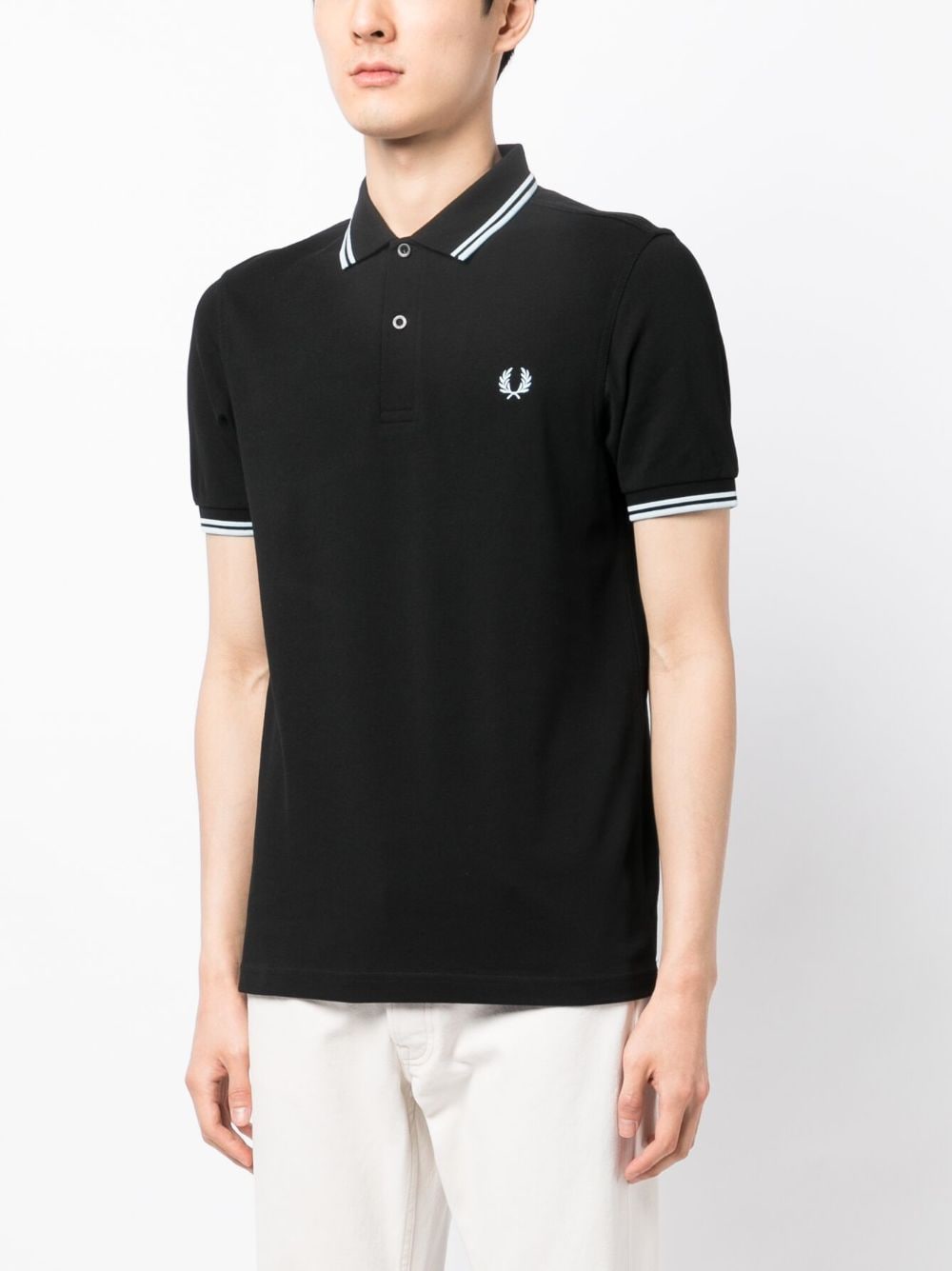 Fred Perry embroidered-logo polo shirt - Image 3