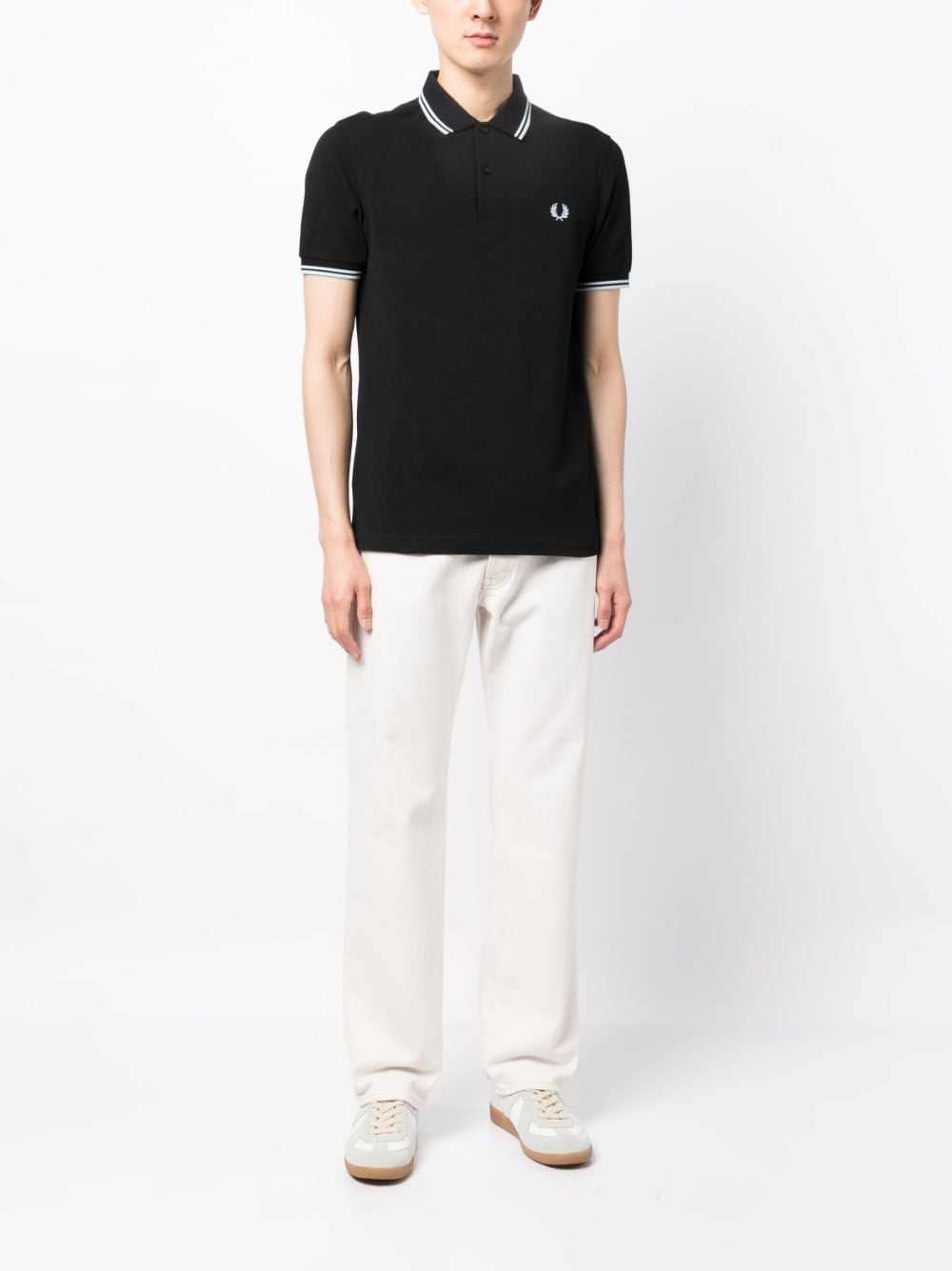 Fred Perry embroidered-logo polo shirt - Image 2
